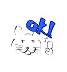 落書き野良猫（個別スタンプ：1）