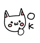 ねこの簡単な一言あいさつ（個別スタンプ：22）