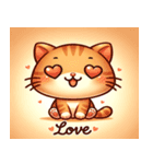 にゃんともかわいい猫のスタンプ（個別スタンプ：4）