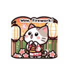 着物猫2（個別スタンプ：6）