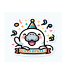 ジュゴンの感情大解放（個別スタンプ：7）
