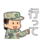 自衛隊かわいい自衛官実務編・wac修正版（個別スタンプ：36）