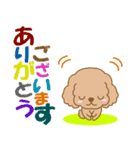 わんこ日和(茶プードル)-toYvu-（個別スタンプ：27）