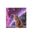 動く宇宙猫 space cat（個別スタンプ：7）