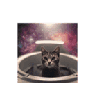 動く宇宙猫 space cat（個別スタンプ：8）