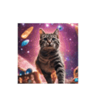 動く宇宙猫 space cat（個別スタンプ：10）
