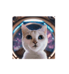 動く宇宙猫 space cat（個別スタンプ：14）