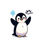 ペンギン好きのためのペンギンスタンプ（個別スタンプ：3）