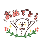 ◯年中使える＊僕とクマと笑顔の仲間達◯（個別スタンプ：33）