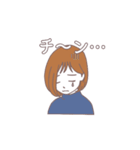 女の子(リアクション色々)（個別スタンプ：19）