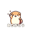 犬のスタンプ（豆柴）（個別スタンプ：4）