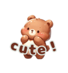 Chubby Bear’s Daily Expressions（個別スタンプ：7）