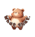 Chubby Bear’s Daily Expressions（個別スタンプ：8）