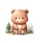 Chubby Bear’s Daily Expressions（個別スタンプ：10）