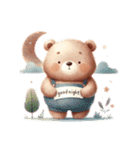 Chubby Bear’s Daily Expressions（個別スタンプ：11）