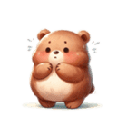 Chubby Bear’s Daily Expressions（個別スタンプ：12）