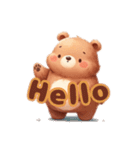 Chubby Bear’s Daily Expressions（個別スタンプ：15）