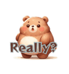 Chubby Bear’s Daily Expressions（個別スタンプ：16）