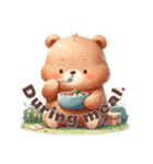 Chubby Bear’s Daily Expressions（個別スタンプ：19）