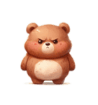 Chubby Bear’s Daily Expressions（個別スタンプ：21）