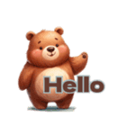 Chubby Bear’s Daily Expressions（個別スタンプ：27）