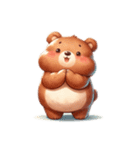 Chubby Bear’s Daily Expressions（個別スタンプ：29）