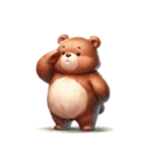 Chubby Bear’s Daily Expressions（個別スタンプ：31）