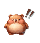 Chubby Bear’s Daily Expressions（個別スタンプ：33）