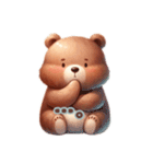 Chubby Bear’s Daily Expressions（個別スタンプ：40）