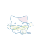 水色ねこ*冬2（個別スタンプ：20）