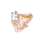 はなげ女子（個別スタンプ：15）