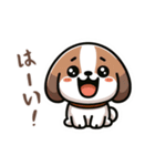 おとぼけシーズー犬ミルちゃん（個別スタンプ：1）