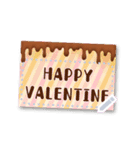 書き込める♥バレンタインデー カード mix（個別スタンプ：3）