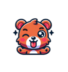 かわいいクマがいっぱい！（個別スタンプ：16）