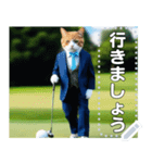 【猫ゴルフ】ネコのゴルファー（個別スタンプ：2）