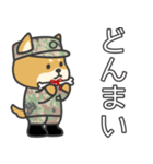 陸上自衛隊・かわいい柴犬三曹スタンプ（個別スタンプ：12）