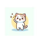 キュートな猫のスタンプ集（個別スタンプ：1）