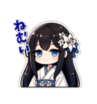 和服少女なでしこ（個別スタンプ：6）