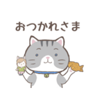 ねこちゃん♡巻き髪が可愛いおんなのこ（個別スタンプ：11）