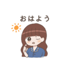 毎日使える女の子のスタンプ［るみ］（個別スタンプ：10）