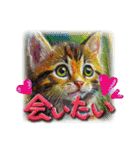 油絵子猫スタンプ（個別スタンプ：36）