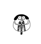おかっぱ丸めがね（個別スタンプ：1）