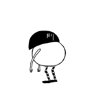 おかっぱ丸めがね（個別スタンプ：24）