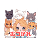 かわいいミー猫ちゃんとお友達Zスタンプ（個別スタンプ：36）