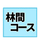 ゲレンデで使うスタンプ、文字だけ！2（個別スタンプ：19）