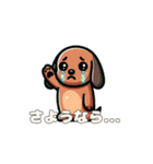 犬のスタンプ（ダックスフンド）（個別スタンプ：12）