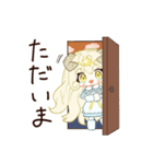 羊とポピーのスタンプ（個別スタンプ：18）