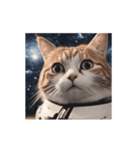 動く宇宙猫 2 space cat（個別スタンプ：6）