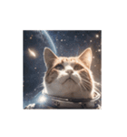 動く宇宙猫 2 space cat（個別スタンプ：8）