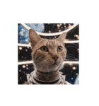 動く宇宙猫 2 space cat（個別スタンプ：10）